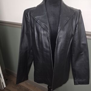 East 5th Women's Classic Black Leather Jacket